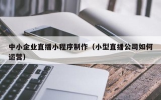渭南中小企业直播小程序制作（小型直播公司如何运营）